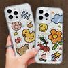 Силиконовый чехол-кошелек с карманом для карт для iPhone 17 Air 16 14 Pro Max Samsung S23 S24 S25 Ultra Infinix Note 30 Pro Прозрачный бампер для телефона