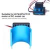 RC Ht Sink, Fin Cooling Set With Fan for 1/10 RC Car 4074/4274/1515 Motor, Good Ht Dissipation,   Metal + ABS Material, sy Install, for Electri