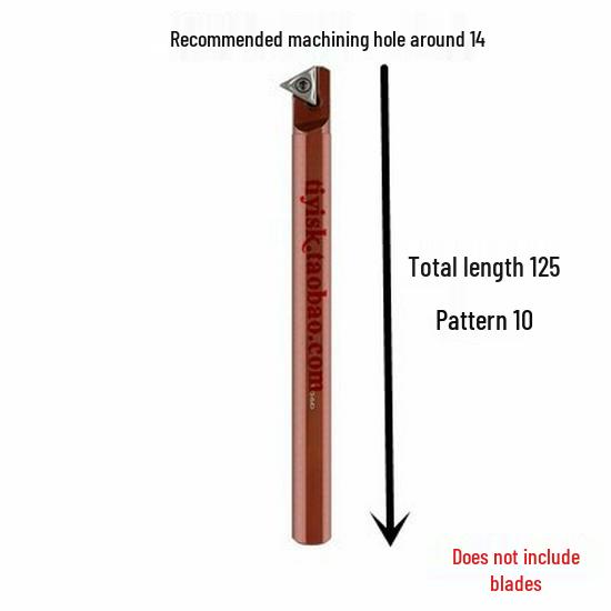 Треугольная расточная оправка 60° со сменной режущей головкой для внутренних отверстий, модель STWBR06/STWCR11.