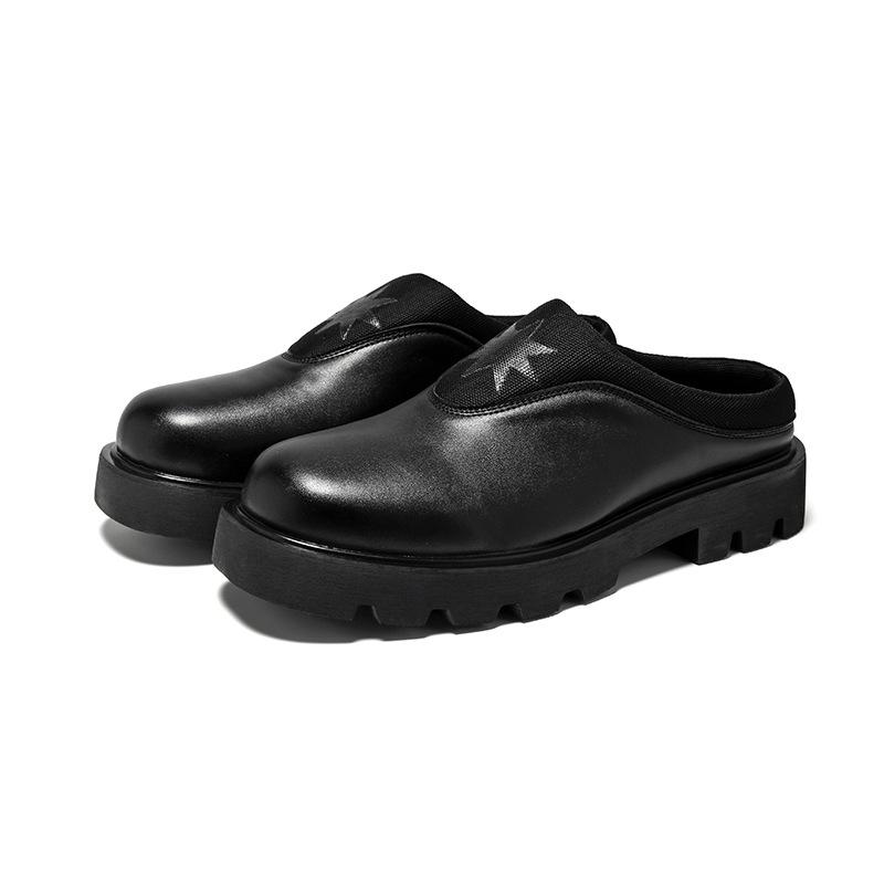 Летние ретро тапочки в британском стиле для повседневной носки - 18887-A