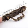 Antique Pull Handles For Drawer Cabinet Door Wooden Handles Metal Chest Pulls Drawer Box Handle P4C2