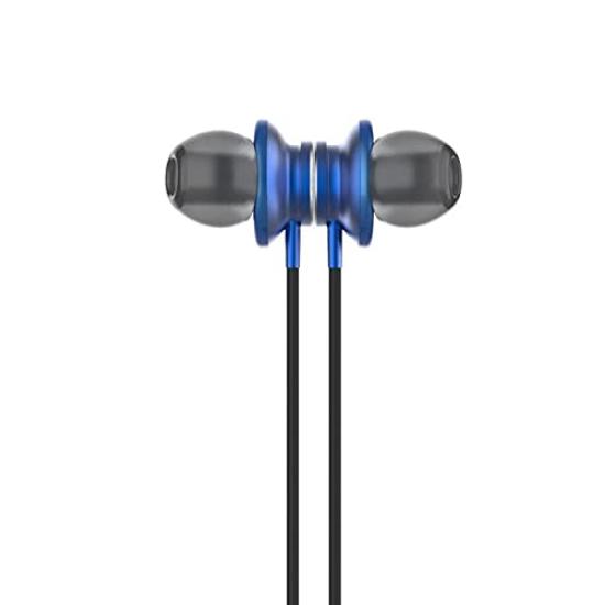 NAGAOKA 10 Hour Playback Aluminum Housing Wireless Earphones Blue BT825BL
