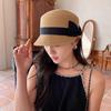 Wide Brim Sun Hat Woven Women Bow Sun Hat New Panama Hat