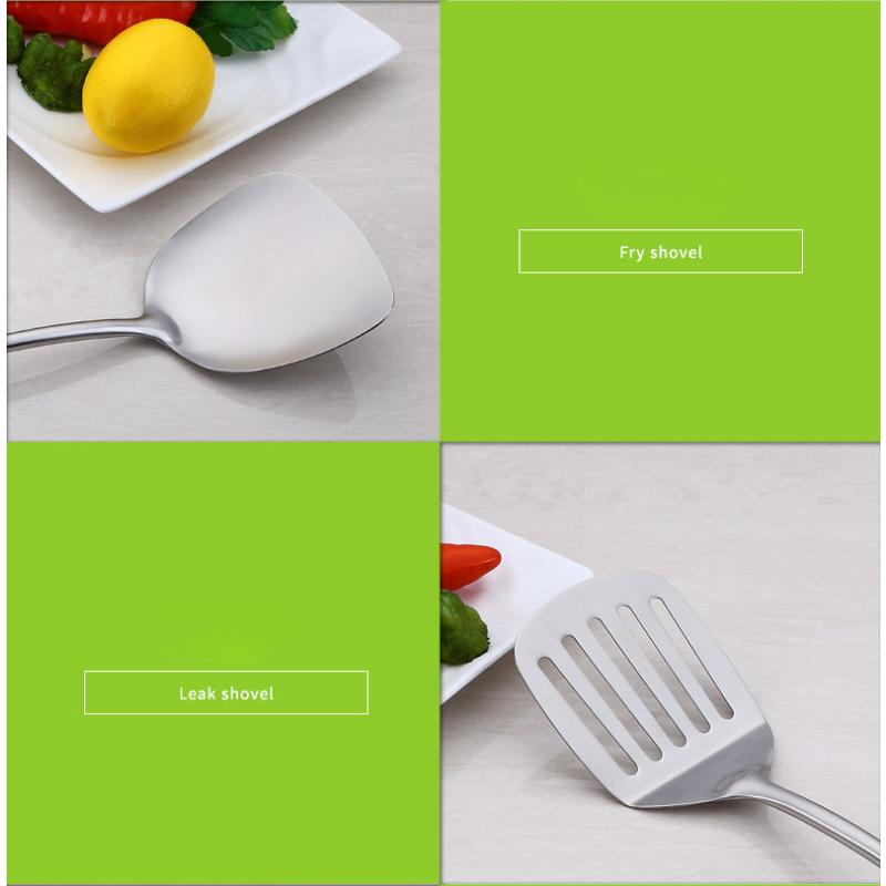 HANYANG кухонная утварь из нержавеющей стали с полой ручкой, утолщенная изоляционная ложка, бытовые кухонные принадлежности