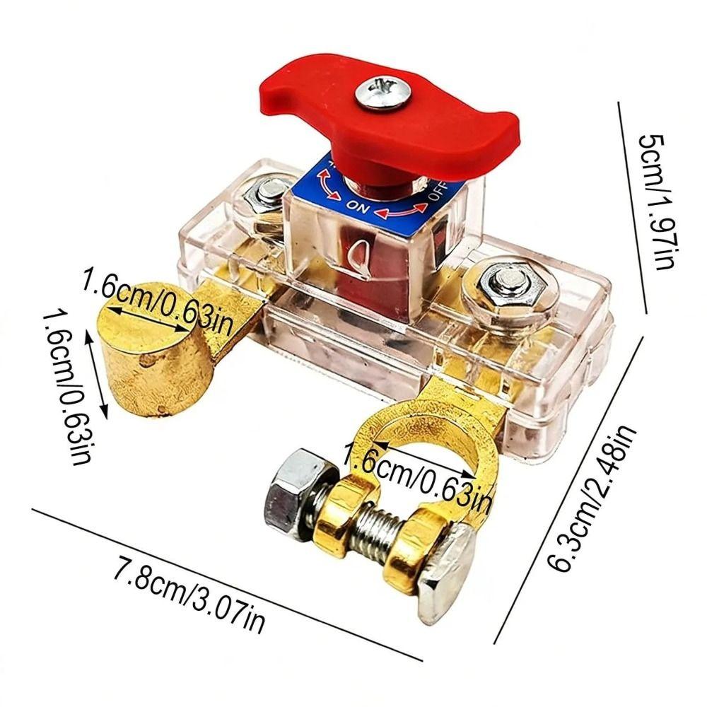 Quick Cut-off Battery Isolation Switch 12 - 24 V Negative Isolator Battery Switch Battery Cut-off