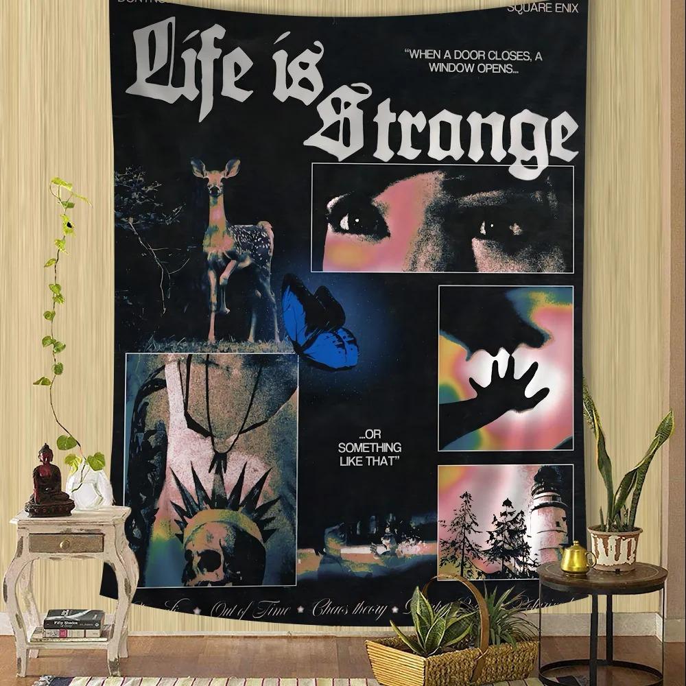 Life Is Strange Напечатанный Гобелен Настенный Повес Карта Таро Хиппи Настенная Юбка Общежитие Домашний Декор