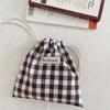 Card Pouch Drawstring Handheld Small Bag Drawstring Coin Purse Cotton Cotton Drawstring Pouch For Toiletries Storage Daily Phone