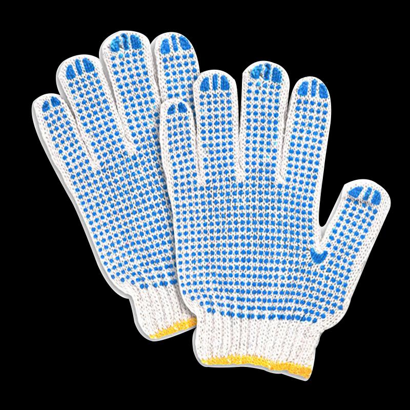 Feier Dotted Cotton Work Gloves