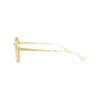 Gucci Round Frame Metal Sunglasses Gold Gold Yellow