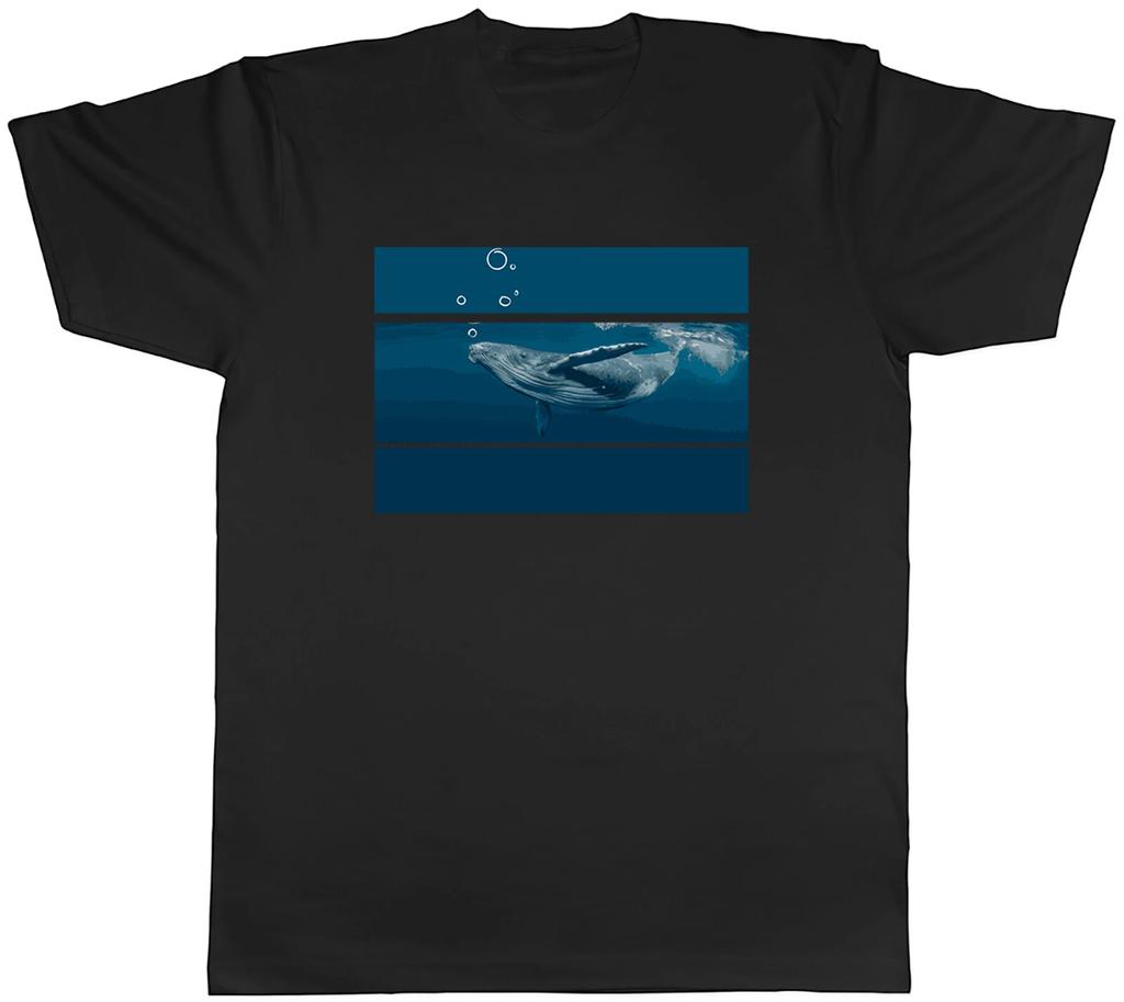 Whale Lover Mens T-Shirt Ocean Sea Mammal Tee Gift