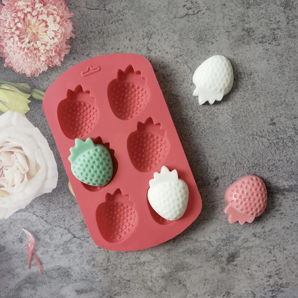 Strawberry silicone mold, strawberry silicone mold, strawberry silicone mold, cake mold, chocolate mold, muffin mold, madeleine mold, petit cake