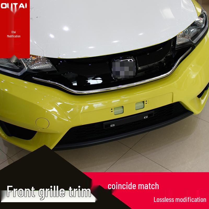 14-17 New Fit Center Grille Trim and Modification Bright Strip