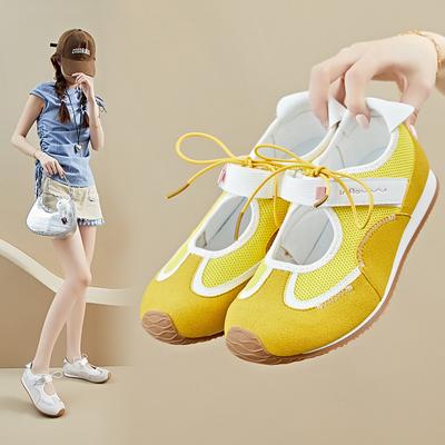 Корейская версия немецких кроссовок для тренировок для женщин, летняя сетчатая дышащая новая стильная повседневная спортивная обувь для бега