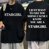 Футболка The Weeknd Merch Stargirl Interlude с буквенным принтом, женская футболка унисекс в стиле хип-хоп, хлопковая футболка с коротким рукавом, уличные топы большого размера