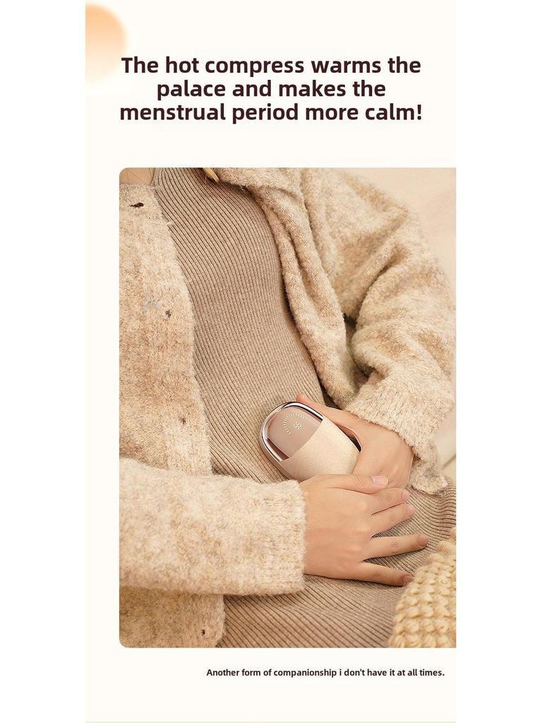 Двусторонняя перезаряжаемая плюшевая грелка для рук - портативное самонагревающееся устройство