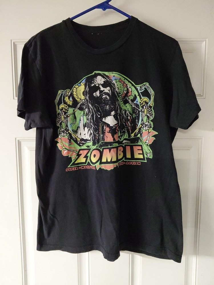 Rob Zombie World Tour 2017 Tshirt Men Small/Medium Black Short Sleeve Music Unisex T-Shirt