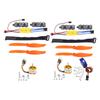 FPV Drone Brushless Motor with 8060 Propeller for RC Fixed Wing Plane DIY Accessory