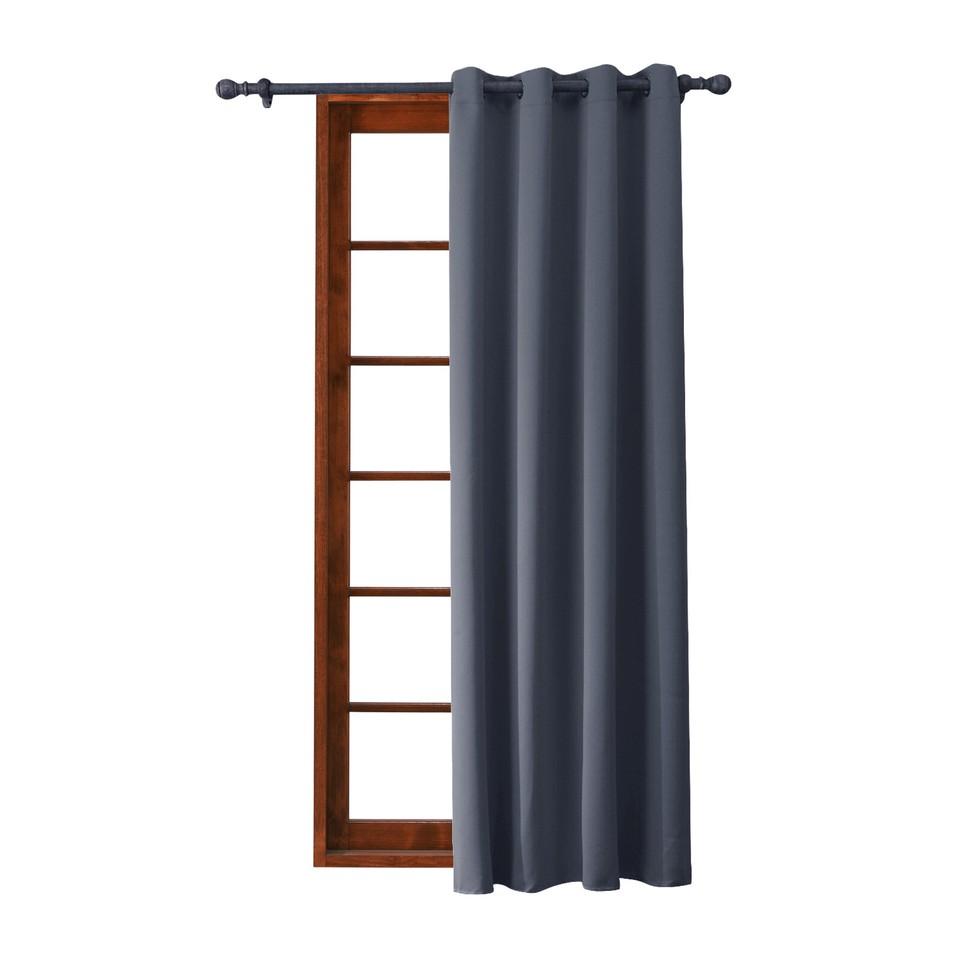 Opaque Curtains with Eyelets, Thermal Curtains, Heat Protection, Blackout Curtains