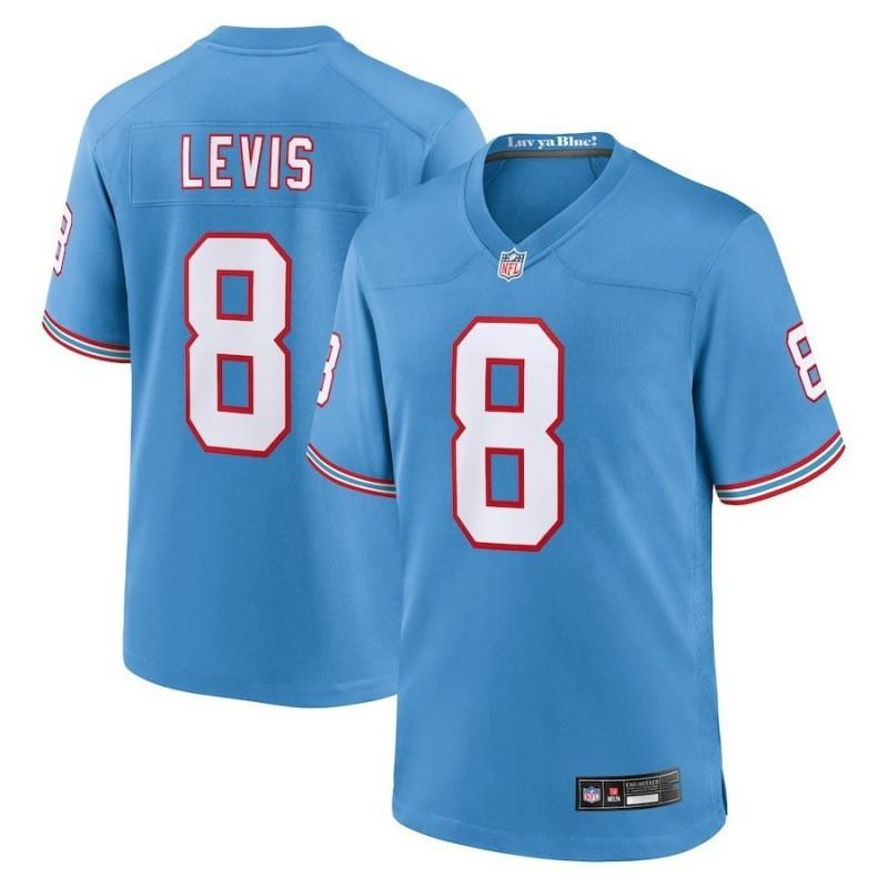 2026 NFL Football Jersey Titans Team Short Sleeve Embroidered Game Top Fans
