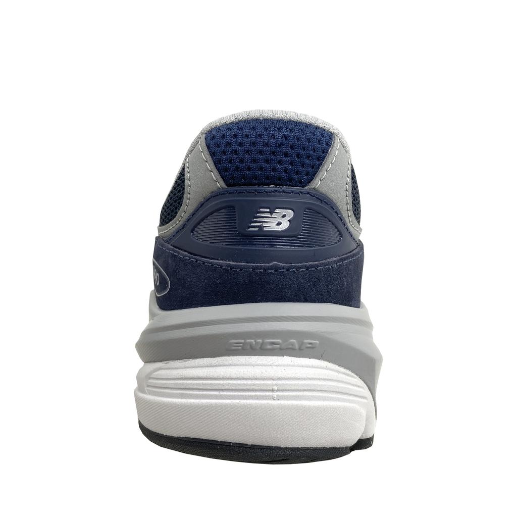 New Balance 990v6 Темно-синие детские кроссовки Big Kid Синий Серебристый GC990NV6