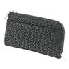Indenya Inden Coin Purse F Coin Purse 05 Deerskin Black X Black Lacquer Small Checkered Pattern 1005-01-167