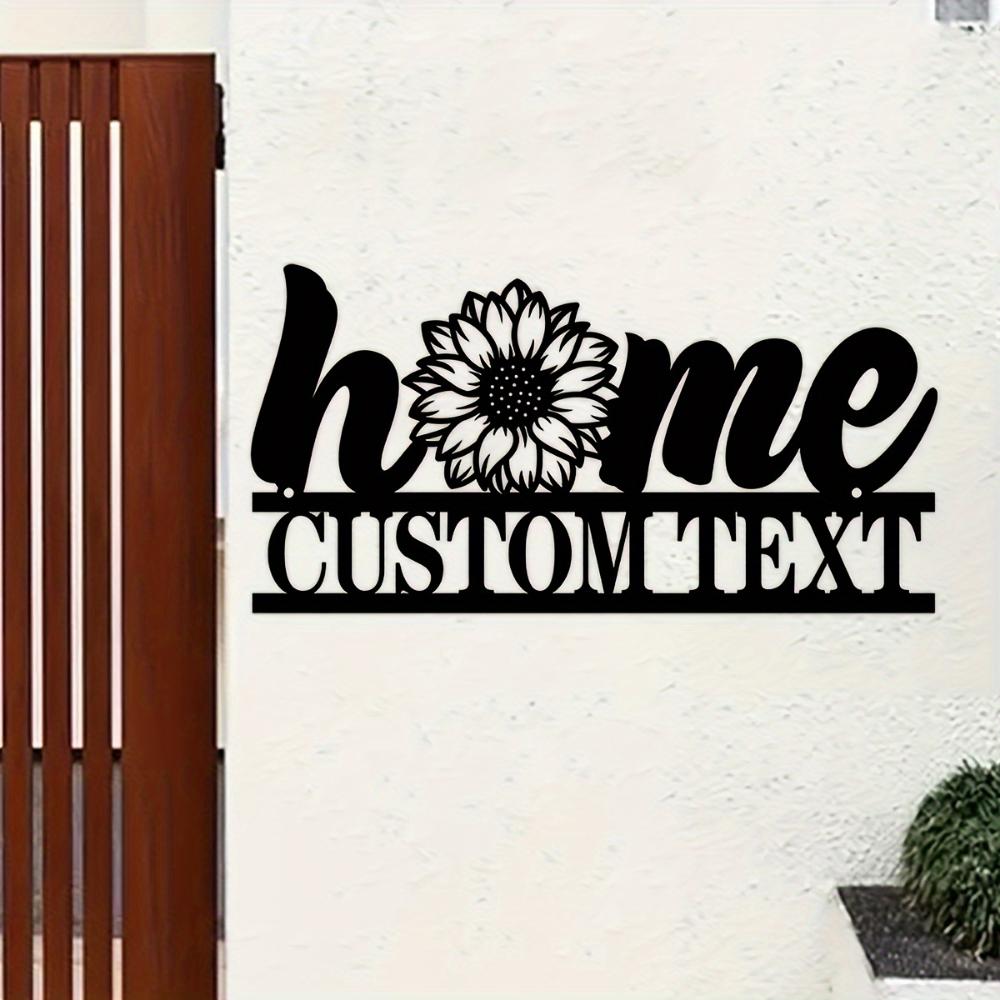 Metal Wall Art Sunflower Vintage Home Decor Personalized Gift for Garden