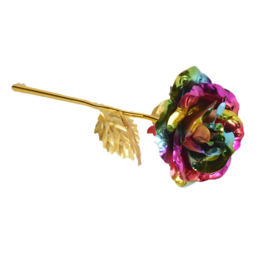 Безопасный Цветок Розы из Золотой Фольги Цветок Розы из Золотой Фольги Искусственный Цветок Розы Симуляция Подвеска Роза из Золотой Фольги Декор для Дома