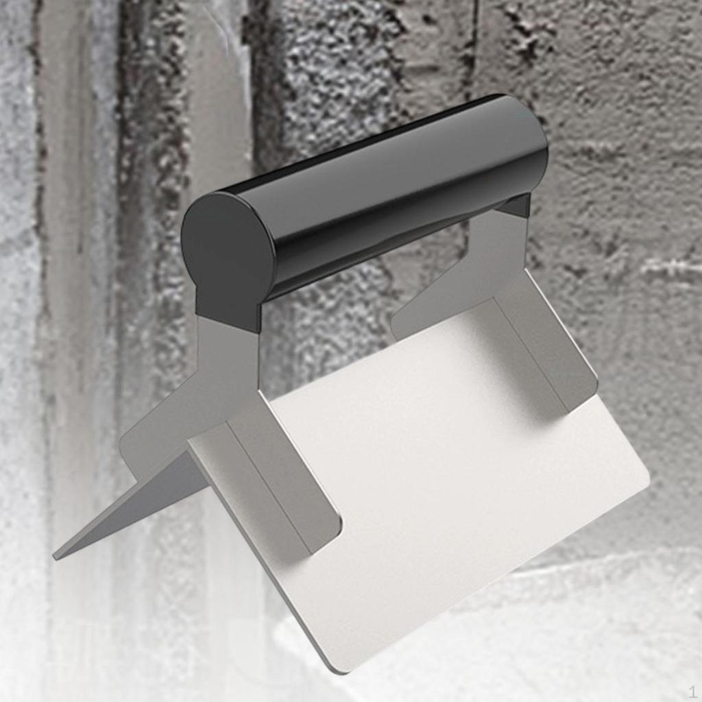 Угловой шпатель Кирпичная кладка Отделка Универсальная Противоскользящая рукоятка Цементный инструмент для DIY Внутренний и