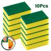 10/5/1pcs Magic Cleaning Sponges Double-Sided Reusable Kitchen Sponge Wipes Pan Pot Dishwashing Scouring Pads Brush Clean Tools