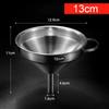 304 Stainless Steel Funnel Filter Household Chinese Medicine Oil Dregs Boiling Water Homebrew White Wine Filter 11/13/15Cm