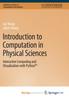 The Introduction To Computation In Physical Sciences : Interactive Computing and Visualization with Python(TM) Book