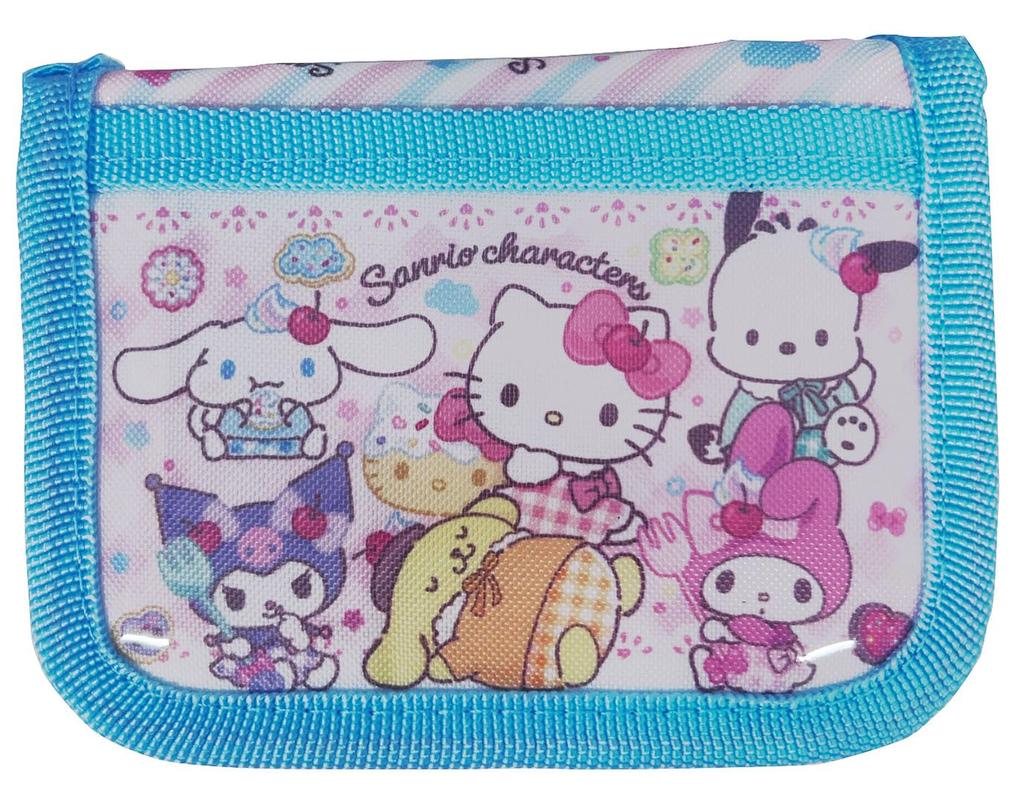 iPlanning Sanrio Characters Sax Mixed W120 X H95 X Wallet, Sax, Size D15mm, K-5206E