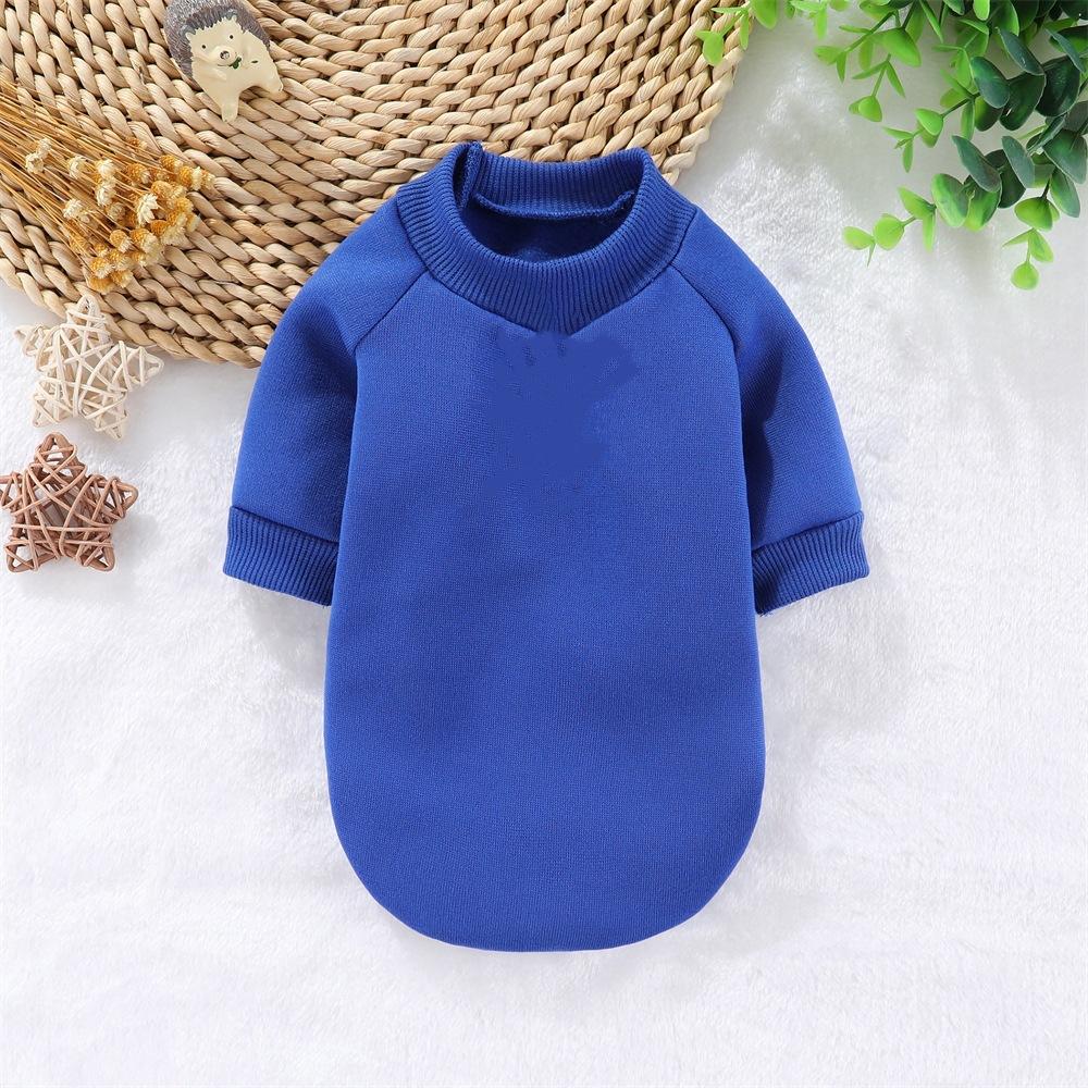 Одежда для домашних животных, одежда для собак, однотонные свитера, осенние и зимние модели, плотные модели.