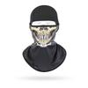 Balaclava Skull Design Heat-Transfer Printed Breathable Spandex/Polyester Unisex Neck Gaiter for Motorcycle Riding Outdoor Use