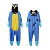 Snow Wolf Cute Cartoon Christmas Snowman Onesie Pajamas Reindeer Couple Flannel Loungewear