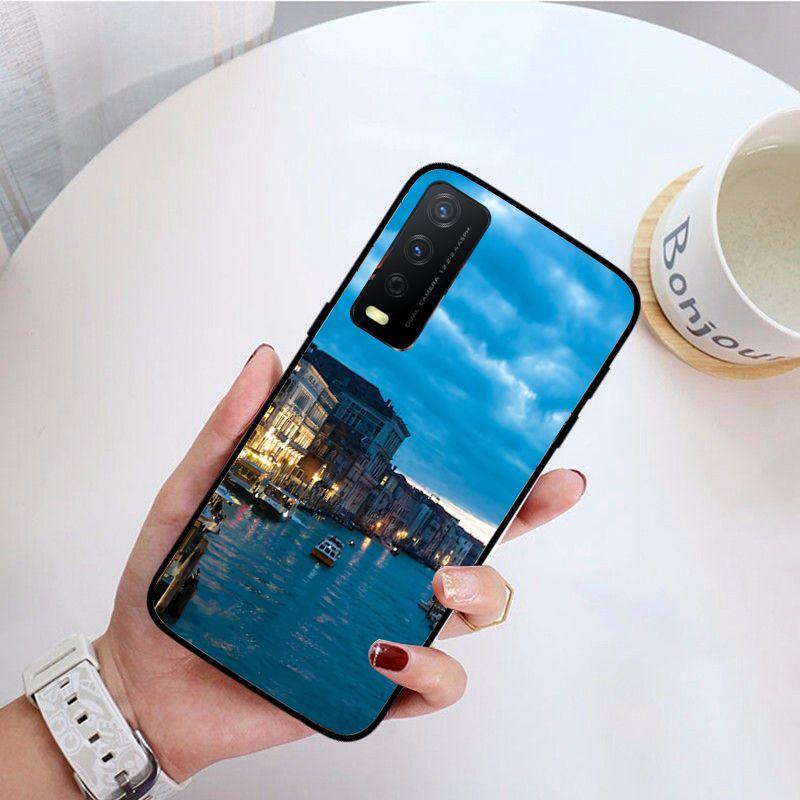 Италия Красота Венеция Город Телефон Чехол Для vivo Y31 Y30 Y33S Y11S Y12S Y17 Y20S Y21 Y21S Y1S Y53S Y15 Y19 Y91C V23 5G Чехлы coque