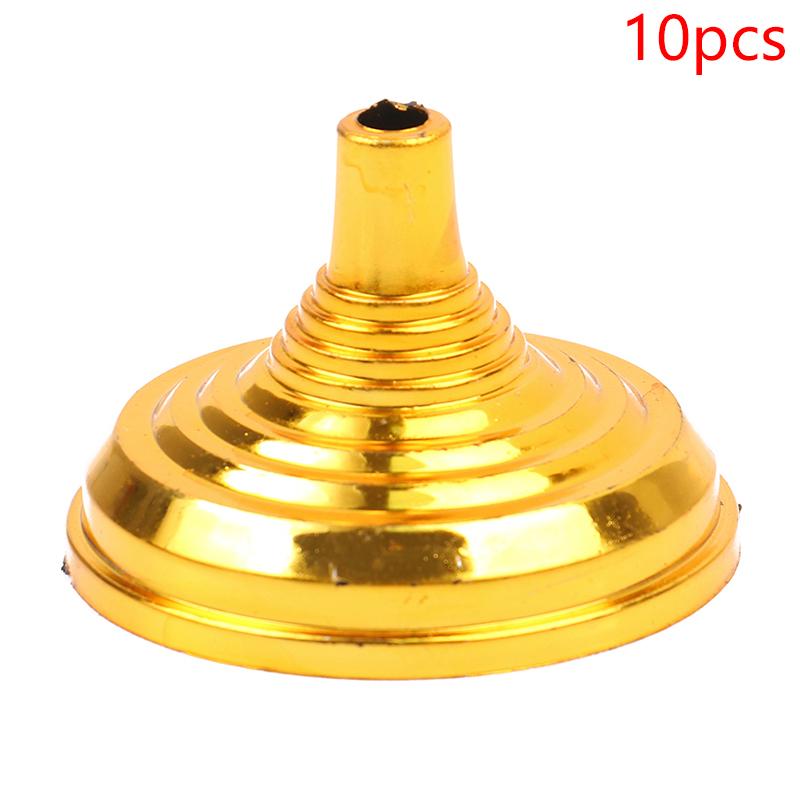 10 шт. Позолоченные пластиковые основания Круглые Квадратные Основания для флагштоков Держатели для настольных флажков Мини-основания для флажков Украшение