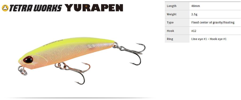 DUO Tetra Works Yurapen 48 Mm Floating Lure CPA0601 (6649)
