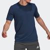 adidas Футболки мужские темно-синие с круглым вырезом умеренного прямого кроя GR0515