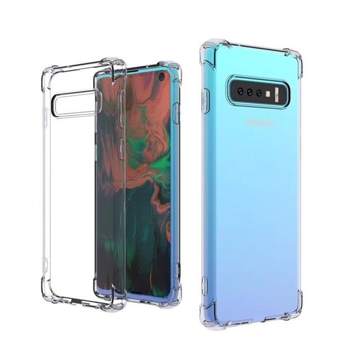 Shockproof Transparent Silicone Case for Samsung S10 Plus