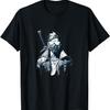 Cyberpunk Warrior with Sword & Mask - Cool Sci-Fi Guy T-Shirt