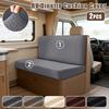 1 Комплект Жаккардовые Чехлы на Подушки Столовой в RV Эластичная Ткань Чехлы на Диван Автодома Цвета Однотонные Съемный Чехол на Скамейку Защита от Грязи
