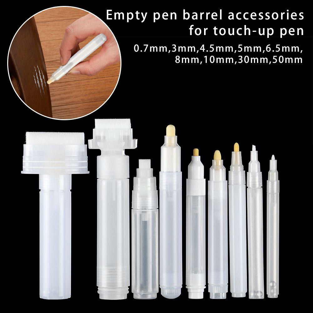 Use Transparent Plastic Empty Rod Liquid Chalk Marker Graffiti Pens Paint Pen Accessories