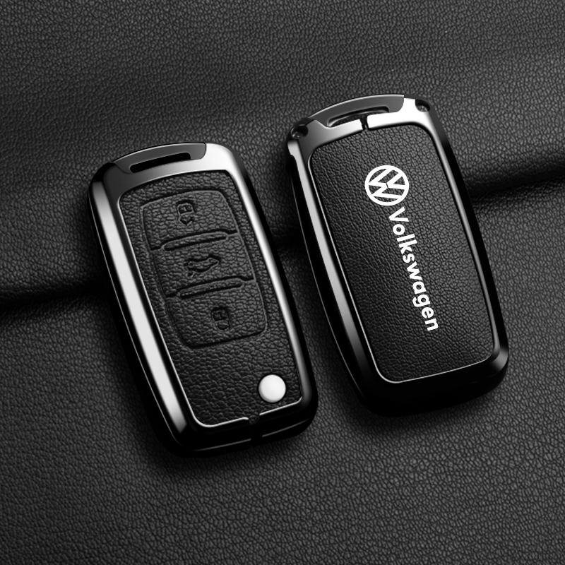 For VOLKSWAGEN VW Car Zinc Alloy Key Case Cover Shell For Volkswagen VW Polo Bora Beetle Tiguan Passat B5 B6 B7 Golf EOS Scirocc