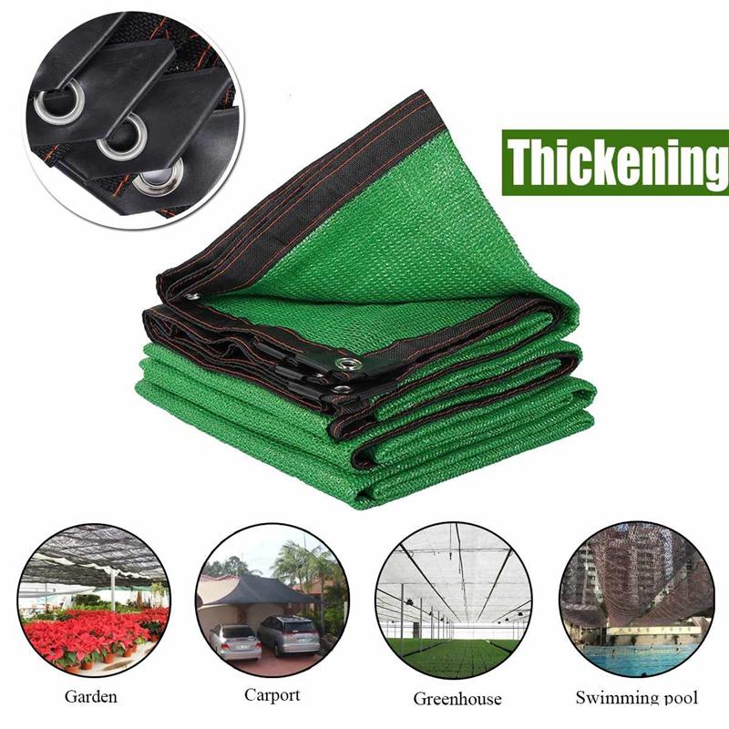 6 Sizes Green Anti-UV HDPE Privacy Netting Sunshade Cover Netting Garden Screening Windbreak Fence for Balcony Yard Garden