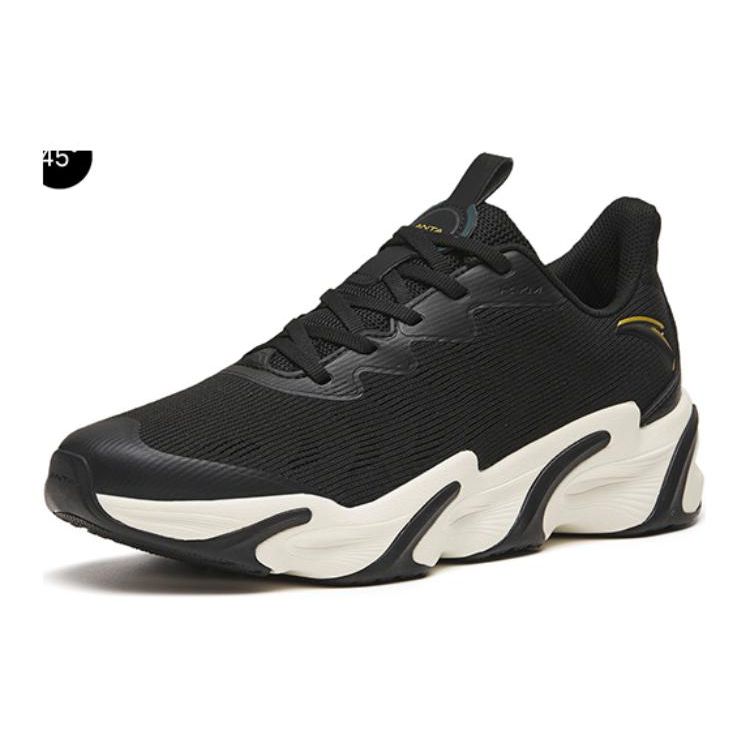 Anta Running Series Non-Slip Wear-Resistant Low-Top Running Shoes Men Sneakers Black Yellow 112245523-8