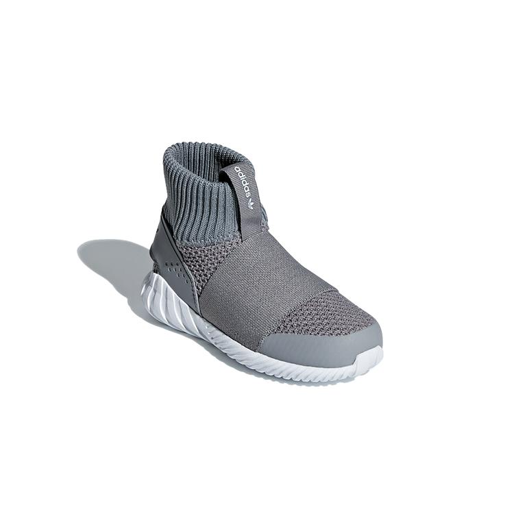 adidas Оригинальные кроссовки Tubular Doom 360 I Нескользящие Средняя высота Обувь для малышей Серо-белые Для младенцев и малышей AQ1110