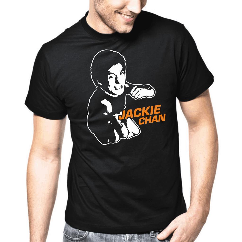 Men's and Women's T-shirts Jackie Chan Portrait Kung Fu Karate Action Cult Fan Fanshirt Gift
