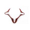 19year CRIDER Rear Cup Holder with Carbon Fiber Pattern Black Navigation Panel Is Used for Car Interior Decoration