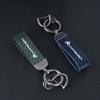 GJDJ7 Carbon Leather Key Chain Ring Keyring For Citroen C1 C2 C3 Vts C4 Saxo C4L C5 C6 C8 Xsara Picasso Berlingo Cactus Aircross C3-XR